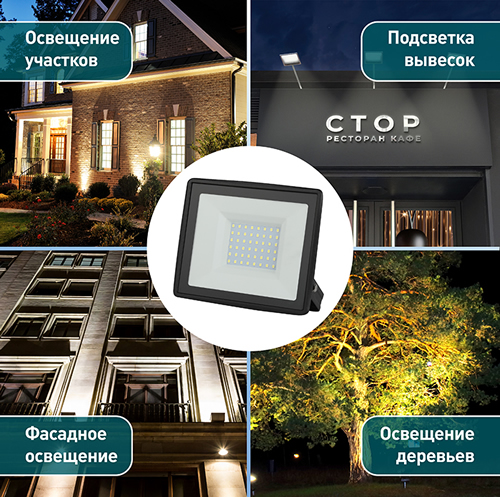 свд прожектор "Эра" LPR-023 - применение