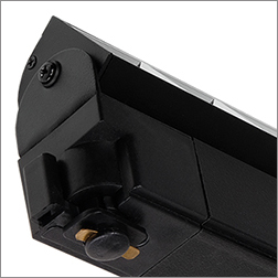 led светильник трековый 1-фазный Jazzway PTR 2130R черный - трековый адаптер