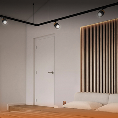 трос-подвес для крепления 1-фазного шинопровода Ledvance ECO CLASS - пример использования