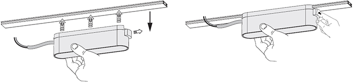 блок питания Jazzway MTR16 Driver 40V IP20 - монтаж на шинопровод