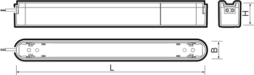 блок питания Jazzway MTR16 Driver 40V IP20 - размеры