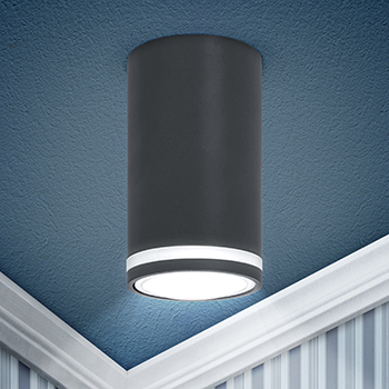 cветильник накладной OL16 GU10 BK "Эра" - пример установки