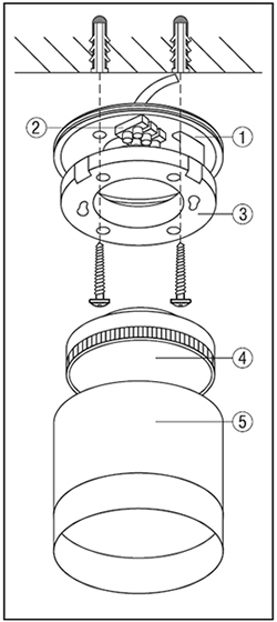 накладной точечный светильник Navigator NGX-C-001 - монтаж и подключение