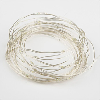 led гирлянда Uniel ULD-S0200-020/SCB/2AA Warm White IP20 Dew - внешний вид