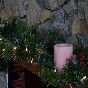 led гирлянда Uniel ULD-S0250-020/STA Warm White IP20 - пример использования