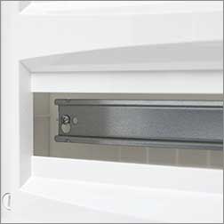 корпус навесной EKF PROxima ux-4x12-n Unix - DIN-рейки в комплекте