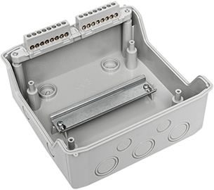 бокс пластиковый навесной EKF ux65-8-n Unix65 - конструкция