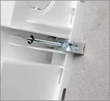 монтаж в полые стены с использованием специального набора