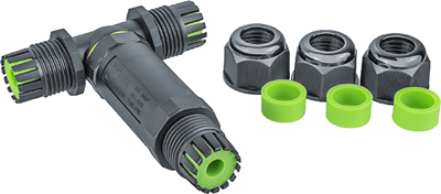 коннектор кабельный T-образный Navigator NTB-T01-3P-IP68 - комплектация