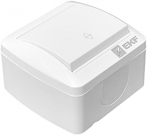 переключатель 1-клавишный EKF EQR16-025-30-54 "Владивосток" - внешний вид