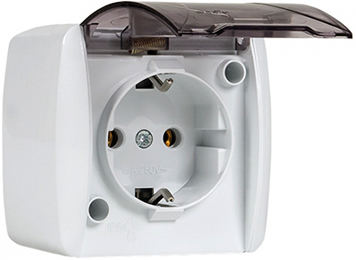 розетка 1-местная EKF EQR16-029-30-54-Т "Владивосток" - внешний вид