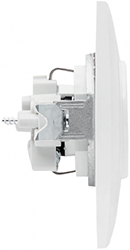 розетка 1-местная EKF EWR16-028-10 "Валенсия" - вид сбоку