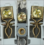 электроустановчные изделия IEK серии Aquatic - контактная группа из латуни