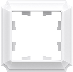 рамка 1-постовая Systeme Electric AtlasDesign Antique лотос - внешний вид