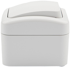 переключатель проходной 1-клавишный Kranz KR-78-0603 Mini OG - вид сбоку