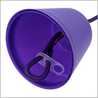 патрон подвесной E27 силиконовый Rexant 11-8887 со шнуром 1 м - конструкция и материалы