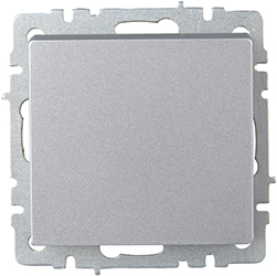 выключатель 1-клавишный самовозвратный IEK ВС10-1-4-БрА Brite - внешний вид