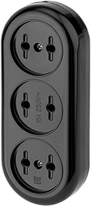 колодка 3-местная карболитовая Rexant 11-8979 - внешний вид