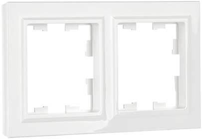 рамка 2-постовая IEK РУ-2-БрБ Brite - внешний вид