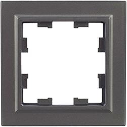 рамка 1-постовая IEK РУ-1-БрС Brite - внешний вид