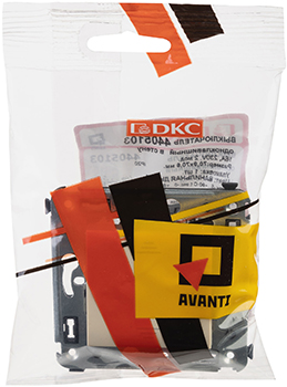 инвертор 1-клавишный DKC Avanti, цвет ванильная дымка, - упаковка