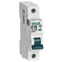 Автомат 1Р 16А C 10кА ВА-105 DEKraft 