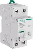 Дифавтомат 2Р 16А C тип AC 30мА 6кА 2мод S9D Systeme Electric Systeme9