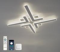 Светильник потолочный (люстра) свд 120Вт 3000-6500К 12000лм белый пульт диммер API