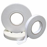 Скотч двухсторонний вспененный 19мм*5м белый/черный