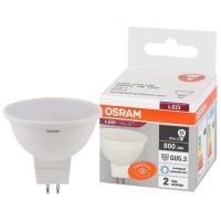 Лампа свд GU5.3 10Вт 6500К 800лм MR16 матовая  Osram LED Value