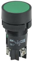 Кнопка SB-7 d22мм 1з+1р зеленый