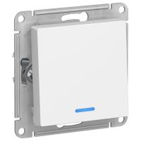 AtlasDesign лотос переключатель 1кл с подсветкой скрытая 10А IP20 