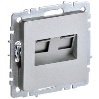 BRITE Роз. комп. 2-ая RJ45 кат.5E РК10-2-БрА алюм. IEK