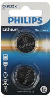 Батарейка дисковая CR2032 BL2 Philips