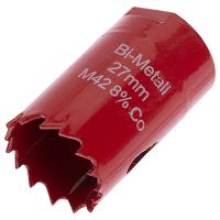 Коронка биметалл 27мм М42 8% Co KRANZ металл,пластик,дерево