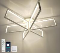 Светильник потолочный (люстра) свд 165Вт 3000-6500К 16500лм белый пульт диммер