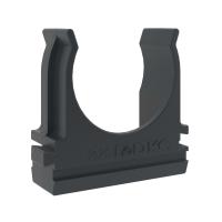 Держатель для трубы 25мм черный DKC 100шт 