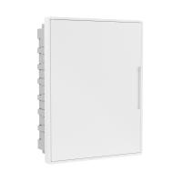Бокс 24мод встраиваемый белый белая дверь IP40 FRAME DKC ДЛЯ ПОЛЫХ СТЕН 