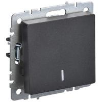 BRITE Выключ. 1-кл. с инд. 10А ВС10-1-1-БрЧ черн. IEK