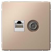 АртГэллери песочный розетка RJ45+TV скрытая 2-ая 
