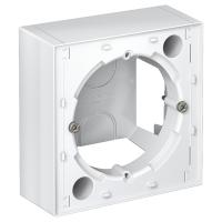 AtlasDesign Коробка 84*84*35 квадрат белый IP20 наружный монтаж