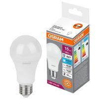 Лампа свд 220В Е27 15Вт 6500К 1200лм стандарт A60 матовая Osram LED Value