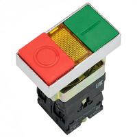 Кнопка LAY5-BW8465 "I-O" прямоугольная 230В NO+NC EKF PROxima