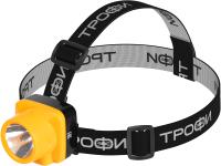 Фонарь головной 1СВД 1Вт 80лм аккумулятор IP40 Трофи