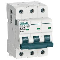Автомат 3Р 32А C 10кА ВА-105 DEKraft 