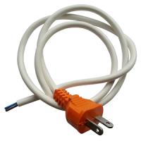 Вилка 10А 36/42В шнур 1м белый IP54 TEXENERGO 