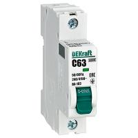 Автомат 1Р 63А C 6кА ВА-103 DEKraft 