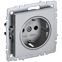 BRITE Роз. с з/к/ш 16А РС14-1-0-БрА алюм. IEK