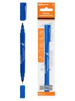 Маркер для кабеля 0,4мм/1,0мм синий TDM двухсторонний