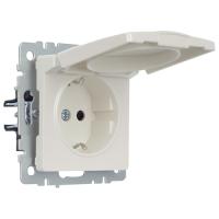 BRITE Роз. с з/к/ш с кр. 16А IP20 РСбш10-3-БрЖ жемч. IEK